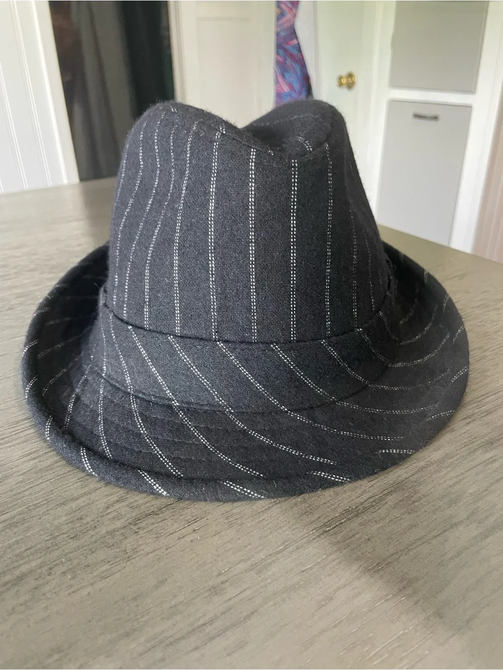 Levi Strauss Signature Black Pinstripe Child’s Fidora Hat